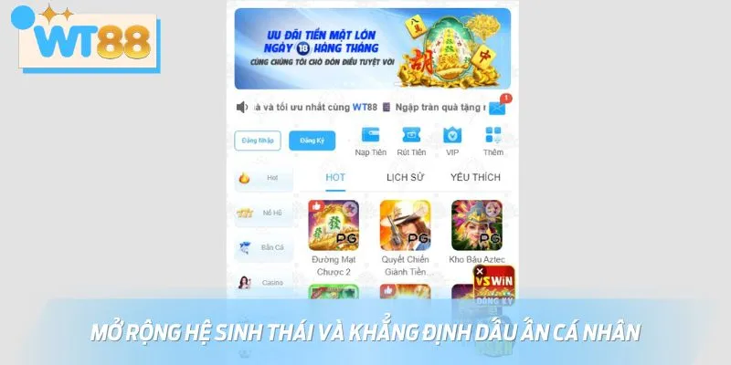 Tác giả tập trung mở rộng kho gamenhằm đáp ứng trọn vẹn nhu cầu cá cược